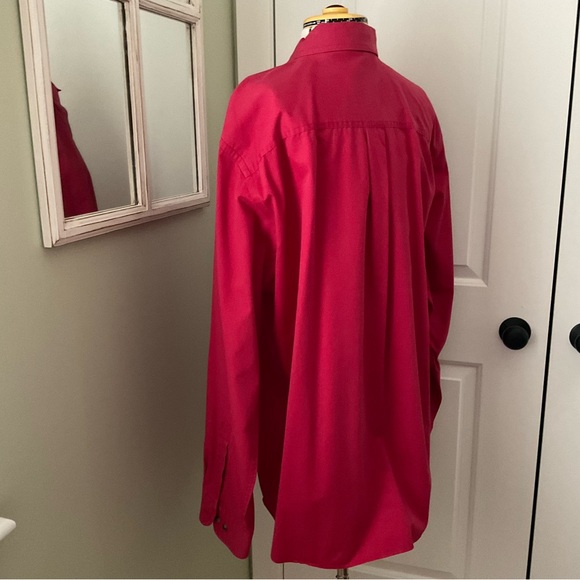 DENVER HAYS, RED DRESS SHIRT, SIZE: XL - Picture 4 of 5
